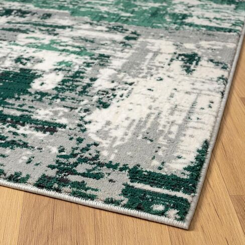 LUXE WEAVERS Abstract Distressed Beige 4x5 Area Rug in Saudi Arabia