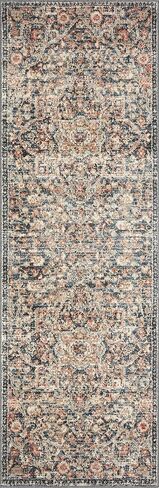 Loloi II Saban Blue / Spice 7'-10" x 10' Area Rug in Saudi Arabia
