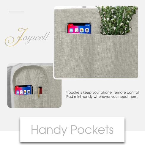 أغطية مسند الذراع من الكتان لغرفة المعيشة مضادة للانزلاق وواقي ذراع للأريكة للكلاب والقطط والحيوانات الأليفة وغطاء كرسي للكرسي مع 4 جيوب للتحكم عن بعد للتلفزيون والهاتف، مجموعة من قطعة واحدة، لون أسود in Kuwait