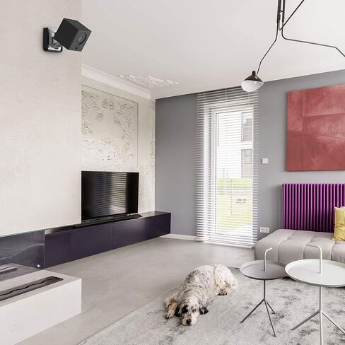 جراب VOMENC من السيليكون لكاميرا Wyze Cam Wyze Cam V2- يتضمن دعامة حائط سريعة - غطاء حماية من الخدش - حماية إضافية لكاميرا Wyze (عبوة واحدة، أسود) in Kuwait