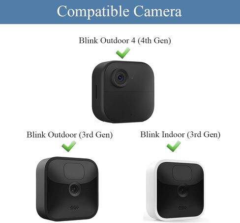 OYOCAM Window Mount Compatible with Blink Indoor/Outdoor (3rd Gen) , Blink Outdoor 4 Camera (4th Gen), Secured Camera Glass Wall Holder for Glass Windows/Doors, 2Pack in Saudi Arabia