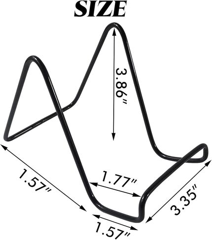 ان اس بي ال حامل عرض سلكي معدني من 10 قطع، حامل لوحة مربع مقاس 6 انش للاعمال الفنية والكتب واطار الصور والحامل والاطباق in Kuwait