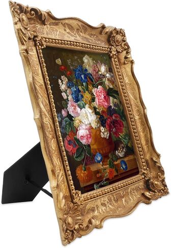SIMON'S SHOP إطار صورة مقاس 8 × 10 إطارات صور باروكية مقاس 8 × 10 إطارات صور أنيقة رثة باللون الأخضر الطحلبي in Kuwait