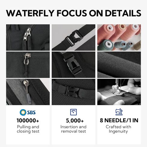 حزمة فاني كروس كبيرة من WATERFLY: حقيبة خصر رياضية للمشي وحزام وحزام وحقيبة الورك فاني حزمة فاني فانباك امرأة ورجل للمشي لمسافات طويلة والركض والجري in Kuwait