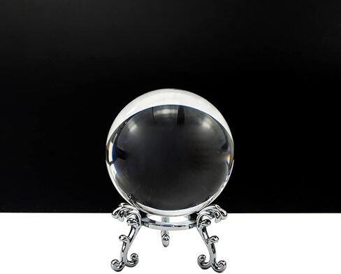 حامل عرض بقاعدة كرة كريستال من Fengtaike، حامل عرض البيض، حامل كرة البيض الحجري، حامل عرض زينة سطح المكتب للكرة بقطر أقل من 3.94 بوصة/10 سم، عبوة من قطعتين (ذهبي) in Kuwait