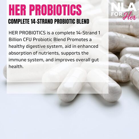 Nla For Her - Probiotics 1 Billion Cfu 90 Capsules 154790 in Kuwait