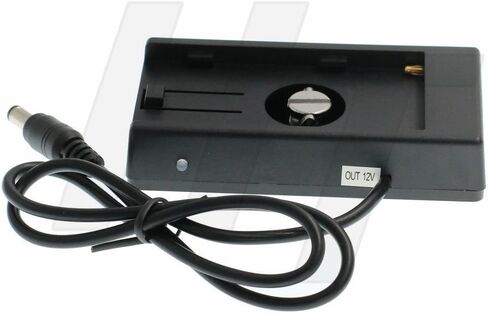 HangTon NP-F970 770 لوحة تثبيت البطارية 12 فولت تيار مستمر 5.5x2.5 5.5x2.1 محول للكاميرا (مع برغي 1/4 بوصة) in Kuwait