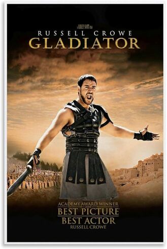 Gladiator Movie Poster Canvas Art Poster And Wall Art Picture Print Modern Family Bedroom Decor Posters 12x18inch(30x45cm) in Saudi Arabia