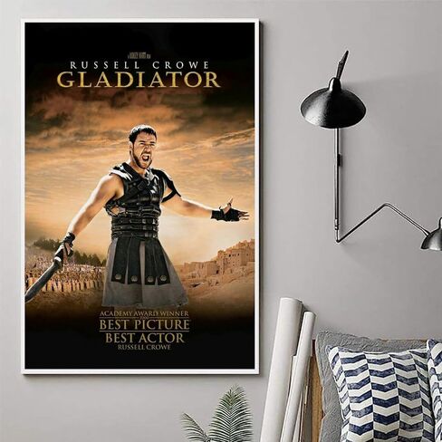 Gladiator Movie Poster Canvas Art Poster And Wall Art Picture Print Modern Family Bedroom Decor Posters 12x18inch(30x45cm) in Saudi Arabia