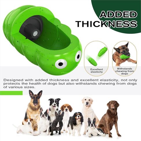 فيدجيت ألعاب بسيطة للكلاب للمضغ العدواني، ألعاب مضغ متينة للكلاب الكبيرة والمتوسطة الحجم، جرو غير قابل للتدمير، تنظيف الأسنان، حشرات مطاطية، ألعاب مضغ فائقة للكلاب، هدايا للكلاب غير سامة in Kuwait