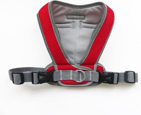 حزام الكلاب الشبكي المتين من My Canine Kids Precision Snap N Go | 7-70 رطل | سترة سهلة الارتداء قابلة للتعديل من مقاس X-Small إلى X-Large ناعمة للمشي على شكل كلب - X-Small - أسود in Kuwait