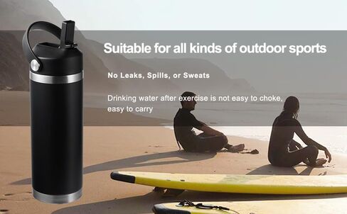غطاء من القش من Aoitoque لـ Yeti Rambler 18 26 36 64 أونصة، أغطية مع قش لـ Yeti 18oz 26oz 36oz 64oz Rambler، غطاء بديل لـ Yeti Rambler مع 2 قش وفرشاة واحدة in Kuwait