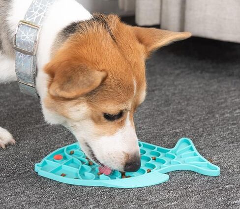 Sniffr Lick N Play Mat for Dogs Cat with Suction Cup, Food-Grade Silicone, Dog Food Mat, Slow Feeding Mat, Perfect for Bathing, Grooming, Training (Flower Shape) in Saudi Arabia