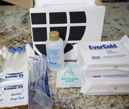 SEZONS Dog Breeding Shipping Kit with Semen Extender in Kuwait