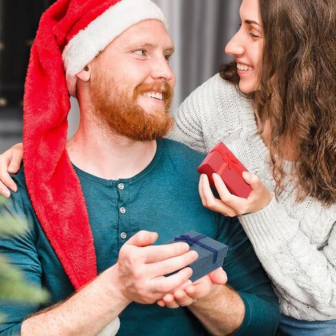 120 Pcs Jewelry Gift Boxes Set Empty Jewelry Boxes Small Gift Boxes for Jewelry Cardboard Boxes for Jewelry Packaging with Ribbon Bowknot for Anniversaries Weddings Birthday, 8 Colors in Kuwait