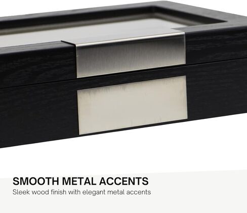 ديكورباي حافظة من الخشب الاسود لتنظيم ازرار الاكمام والخواتم (موغول) in Kuwait