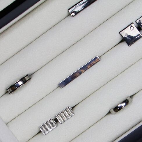 ديكورباي حافظة من الخشب الاسود لتنظيم ازرار الاكمام والخواتم (موغول) in Kuwait