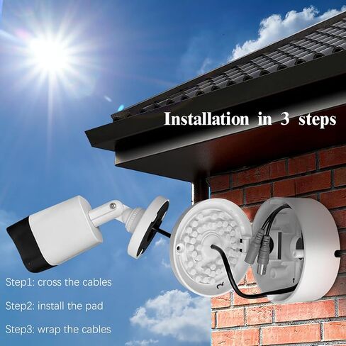 【ABS IP54 Waterproof】Universal Camera Junction Box Waterproof Junction Box for Bullet Outdoor Cameras CCTV Security Camera Junction Box Video Surveillance Camera in Saudi Arabia
