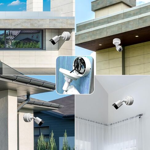 【ABS IP54 Waterproof】Universal Camera Junction Box Waterproof Junction Box for Bullet Outdoor Cameras CCTV Security Camera Junction Box Video Surveillance Camera in Saudi Arabia