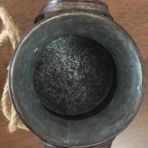 Bronze Farmhouse Decoration Vase for Dried Flowers Rusty Country Style Home Decor, Gifts, Outdoor or Centerpiece Decoration in Saudi Arabia