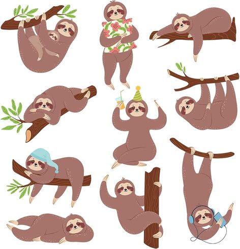 Koala and Tree Branch Wall Stickers Kids Wall Decals Peel and Stick Kids Baby Bedroom Playroom Nursery Wall Decor in Saudi Arabia