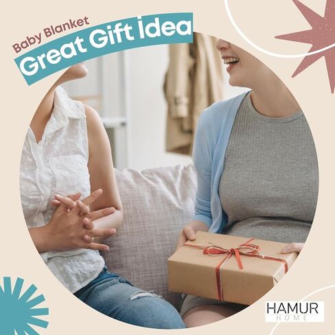 HAMUR Ultra-Soft Fleece Sherpa Baby Blanket for Boys & Girls (30x40 inches) Reversible Heavenly Plush Minky Toddler Blankets Unisex, Warm Fuzzy Baby Crib Blanket for Newborns, Infants, Nursery in Kuwait