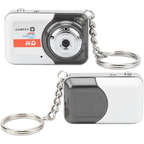 كاميرا Micro Mini DV DVR، مسجل فيديو كاميرا فيديو شخصية أنيقة، لخوذة كاميرا الويب والدراجة النارية والمشي لمسافات طويلة (رمادي فضي) in Kuwait