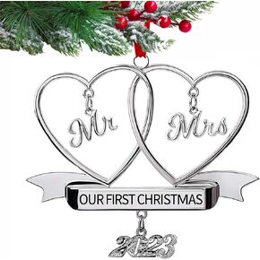 New Home Ornament 2024 Christmas Decoration New Housewarming Gift House Warming Couple Ornaments New Home Gift Ideas Tree Ornaments (First Christmas in Our New Home)