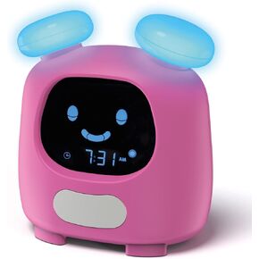 ساعة منبه بلينكي للأطفال من آي بوكس ​​مع مدرب للنوم، إضاءة ليلية وأصوات نوم، مناسبة لإيقاظ الساعة للأطفال مع مؤقت قيلولة، ساعات منبه للأطفال للفتيات والفتيان، ساعة ضوء أحمر وأخضر فاتح للأطفال in Kuwait