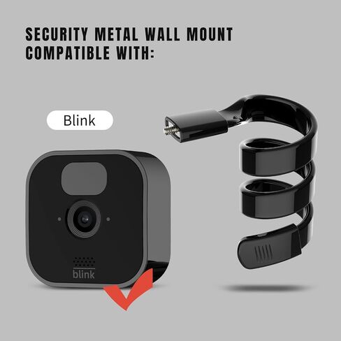 2 Pack Flexible Twist Mount Compatible with Blink Outdoor 4 /XT3/XT2/Blink Mini/All-New Blink Outdoor Cameras, No-Drilling Wireless Security Outdoor Camera for Blink Camera Tree Mount in Saudi Arabia