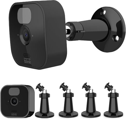 2 Pack Flexible Twist Mount Compatible with Blink Outdoor 4 /XT3/XT2/Blink Mini/All-New Blink Outdoor Cameras, No-Drilling Wireless Security Outdoor Camera for Blink Camera Tree Mount in Saudi Arabia