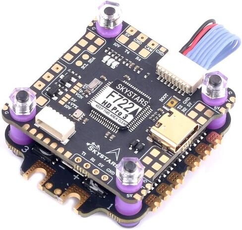 MiZOELEC F7 F722 HD PRO3 Flight Controller OSD KO60 60A 128K MPU6000 Blheli_32 3-6S 4 in 1 Fly Tower Stack 30.5mm FPV Racing Drone Quadcopt 30x30 For SkyStars in Kuwait