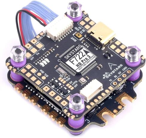 MiZOELEC F7 F722 HD PRO3 Flight Controller OSD KO60 60A 128K MPU6000 Blheli_32 3-6S 4 in 1 Fly Tower Stack 30.5mm FPV Racing Drone Quadcopt 30x30 For SkyStars in Kuwait