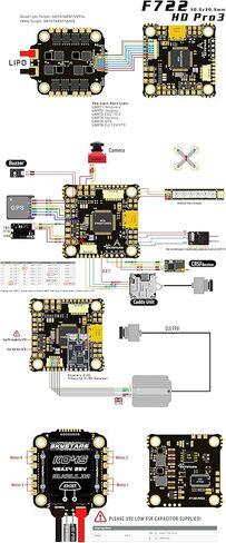 MiZOELEC F7 F722 HD PRO3 Flight Controller OSD KO60 60A 128K MPU6000 Blheli_32 3-6S 4 in 1 Fly Tower Stack 30.5mm FPV Racing Drone Quadcopt 30x30 For SkyStars in Kuwait