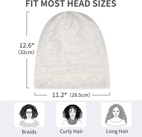 Satin Lined Hair Bonnet for Sleeping, Sleep Cap for Women and Men with Adjustable Strap, Stay On All Night Hair Wrap, Black, Pack of 1 in Saudi Arabia