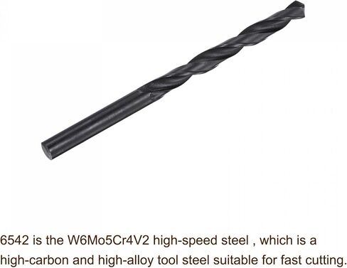 uxcell 6542 High Speed Steel Straight Shank Twist Jobber Drill Bit, Fully Ground Black Oxide Drill Bits 9.2mm Drill Diameter 125mm Total Length 1 Pcs in Saudi Arabia