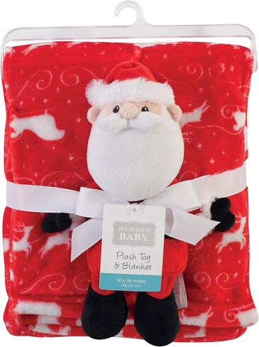 Hudson Baby Unisex Baby Plush Blanket, Security Blanket and Toy Set, Boy Whale, One Size in Saudi Arabia