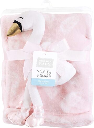 Hudson Baby Unisex Baby Plush Blanket, Security Blanket and Toy Set, Boy Whale, One Size in Saudi Arabia