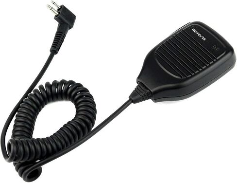 Retevis Speaker Mic Compatible with Motorola Radios BPR40 CP200D CP200 CP200XLS CP185 CLS1410 DTR410 PR400 RDU4100 RMU2040,2 Pin Shoulder Microphone(5 Pack) in Saudi Arabia