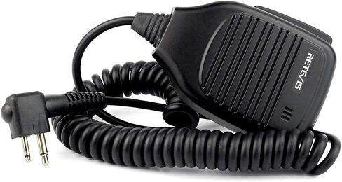 Retevis Speaker Mic Compatible with Motorola Radios BPR40 CP200D CP200 CP200XLS CP185 CLS1410 DTR410 PR400 RDU4100 RMU2040,2 Pin Shoulder Microphone(5 Pack) in Saudi Arabia