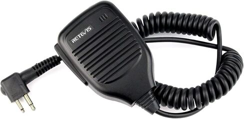 Retevis Speaker Mic Compatible with Motorola Radios BPR40 CP200D CP200 CP200XLS CP185 CLS1410 DTR410 PR400 RDU4100 RMU2040,2 Pin Shoulder Microphone(5 Pack) in Saudi Arabia