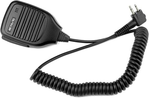 Retevis Speaker Mic Compatible with Motorola Radios BPR40 CP200D CP200 CP200XLS CP185 CLS1410 DTR410 PR400 RDU4100 RMU2040,2 Pin Shoulder Microphone(5 Pack) in Saudi Arabia