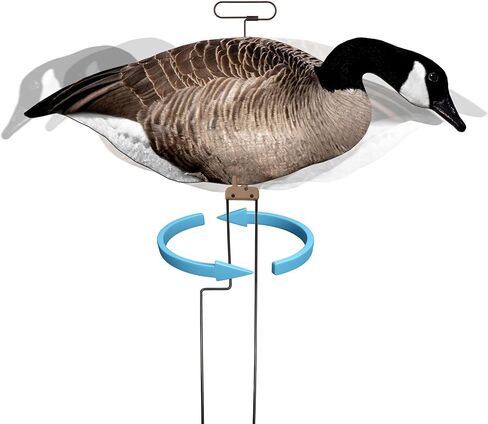 Higdon Outdoors Flats Magnum Canada Motion Silhouette Canada Goose Decoys, 12-Pack in Saudi Arabia