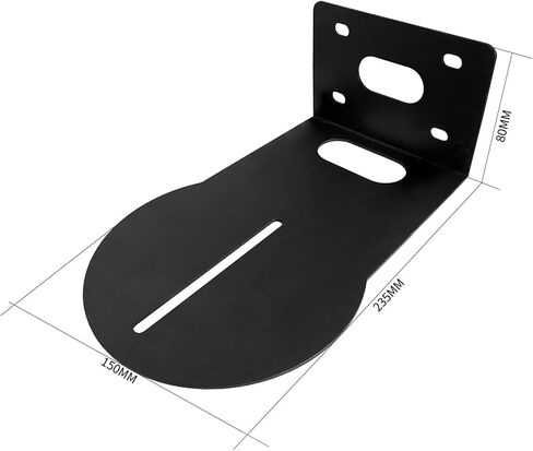 HCSTVCON Wall Mount Bracket for PTZ Camera Small Universal Metal Mounting Bracket（Black in Kuwait