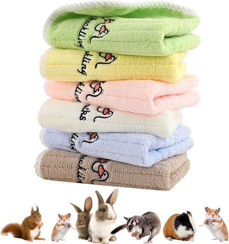 5 قطع بطانيات خنازير غينيا قابلة للغسل، قابلة لإعادة الاستخدام دافئة وناعمة من الصوف المرجاني، بطانيات الحيوانات الصغيرة، بطانات أقفاص الحيوانات الأليفة، غطاء وسادة بساط النوم للهامستر، أرنب شينشيلا، قنفذ، 29.5 بوصة × 14 بوصة in Kuwait