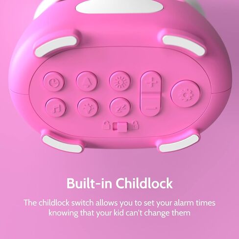 ساعة منبه بلينكي للأطفال من آي بوكس ​​مع مدرب للنوم، إضاءة ليلية وأصوات نوم، مناسبة لإيقاظ الساعة للأطفال مع مؤقت قيلولة، ساعات منبه للأطفال للفتيات والفتيان، ساعة ضوء أحمر وأخضر فاتح للأطفال in Kuwait
