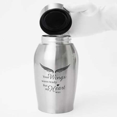 Large Urns for Human Ashes Adult Male Female,Up to 220 lbs Cremation Urns for Adult Ashes,Angel Wings Memory Decorative Funeral Burial Urn for Men in Saudi Arabia
