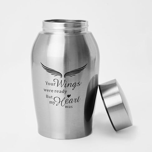 Large Urns for Human Ashes Adult Male Female,Up to 220 lbs Cremation Urns for Adult Ashes,Angel Wings Memory Decorative Funeral Burial Urn for Men in Saudi Arabia