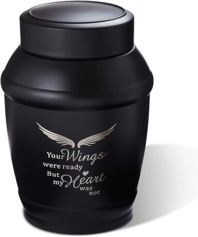 Large Urns for Human Ashes Adult Male Female,Up to 220 lbs Cremation Urns for Adult Ashes,Angel Wings Memory Decorative Funeral Burial Urn for Men in Saudi Arabia