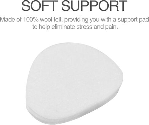 12 حزمة من وسادات إدخال أقدام مشط القدم ووسادة كرة القدم لتخفيف آلام مقدمة القدم ودعم القدم الإسفنجية اللاصقة، ورم عصبي مشط القدم، وسادة وسادة للرجال والنساء بسمك 1/4 بوصة (أبيض) in Kuwait